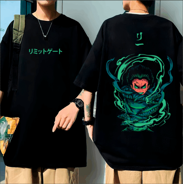 Camiseta Oversized Rock Lee Naruto