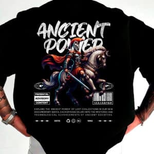 Camiseta Oversized Streetwear Ancient Power