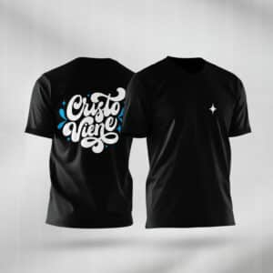 Camiseta Oversized Cristo Viene