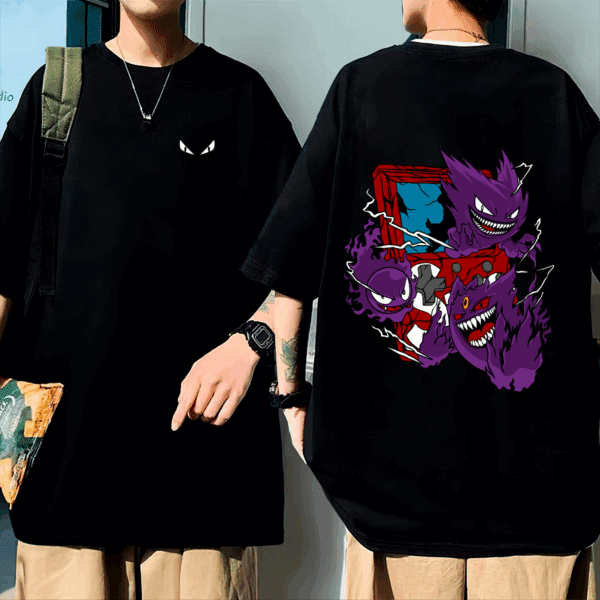 Camiseta Oversized Gengar Pokémon