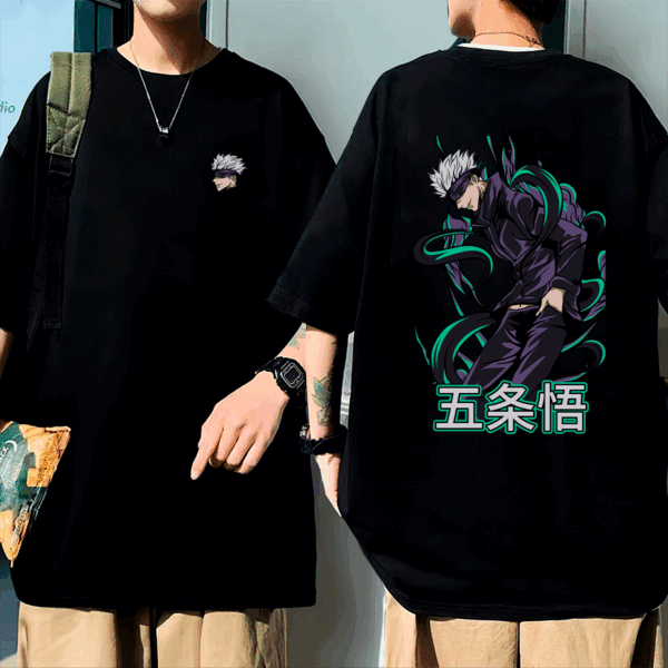 Camiseta Oversized Satoru Gojo Jujutso Kaisen