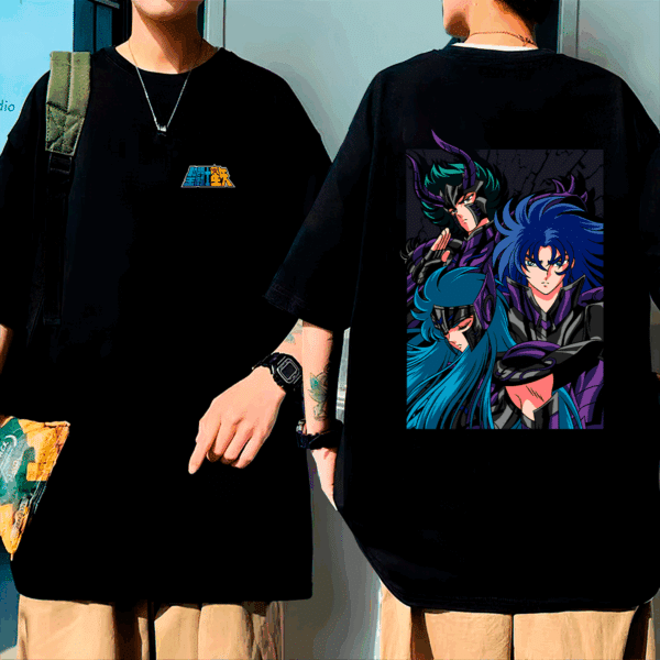 Camiseta Oversized Hades Cavaleiros do Zodíaco
