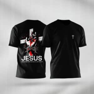 Camiseta Oversized Jesus Por Mim
