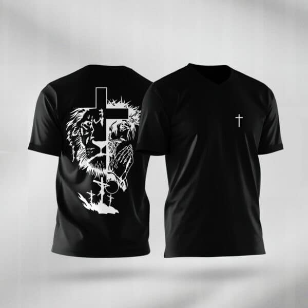 Camiseta Oversized Jesus Lion