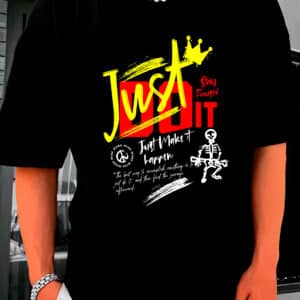 Camiseta Oversized Streetwear Just It