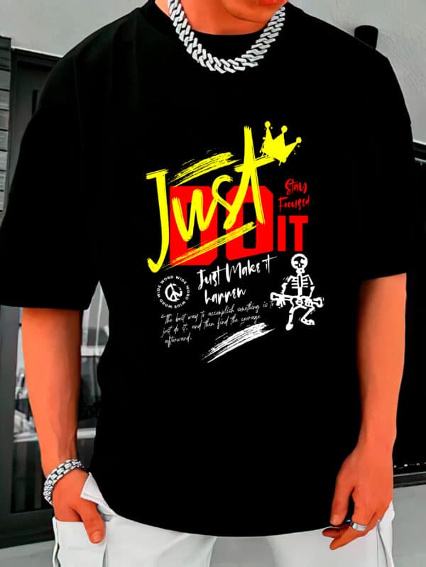 Camiseta Oversized Streetwear Just It