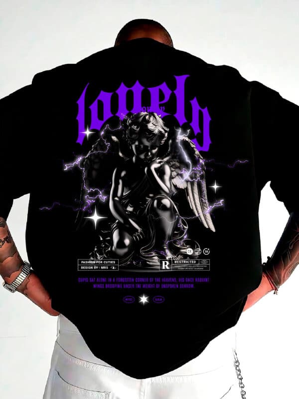 Camiseta Oversized Streetwear Lonely