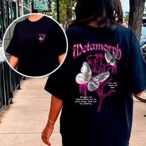 Camiseta Oversized Streetwear Metamorph Maripousa