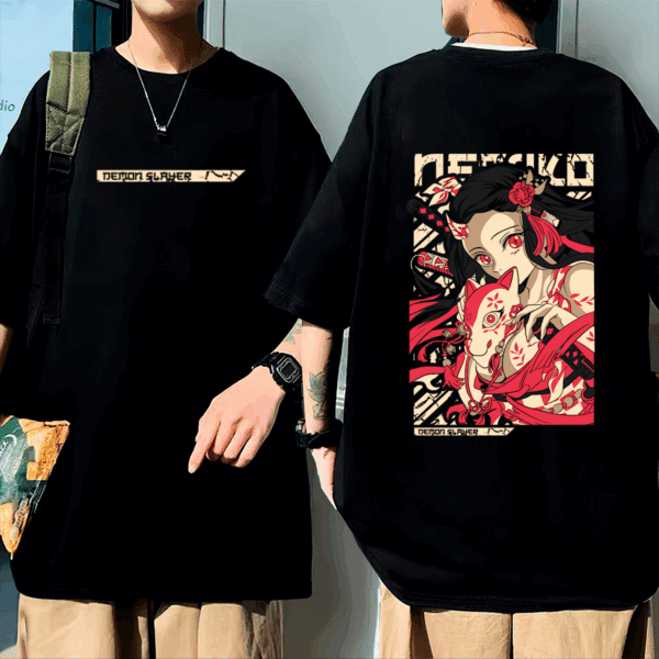 Camiseta Oversized Nezuko Kamada Demon Slayer