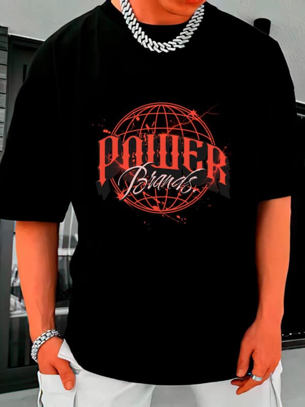 Camiseta Oversized Streetwear Power