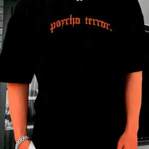 Camiseta Oversized Streetwear Psycho