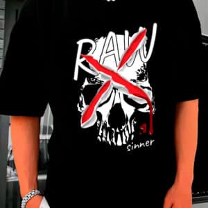 Camiseta Oversized Streetwear Raw
