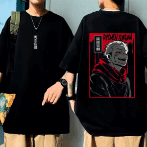 Camiseta Oversized Sukuna Jujutso Kaisen