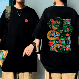 Camiseta Oversized Shenlong Dragon Ball Z