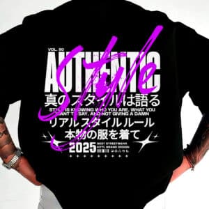 Camiseta Oversized Streetwear Authentic