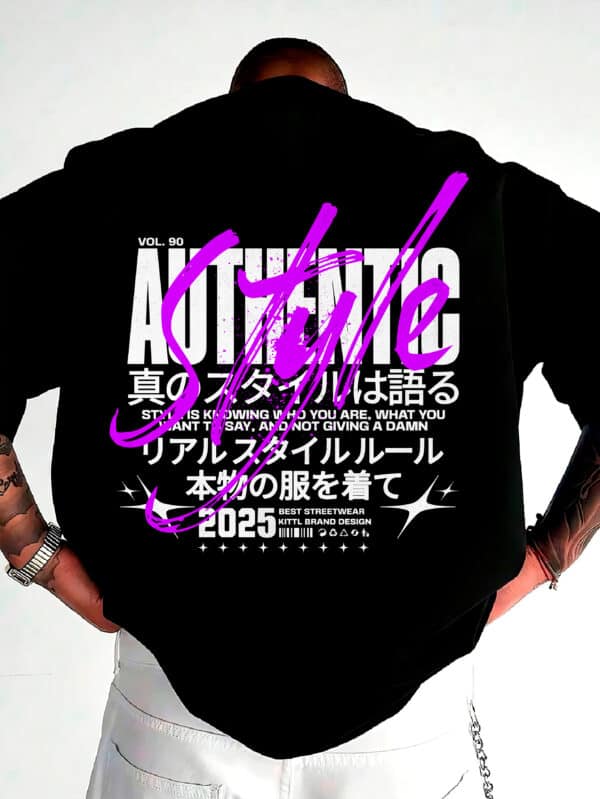 Camiseta Oversized Streetwear Authentic