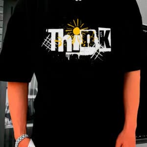 Camiseta Oversized Streetwear Think
