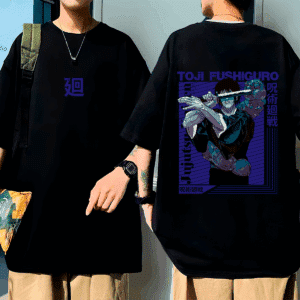 Camiseta Ovresized Toji Fushiguro Jujutso Kaisen