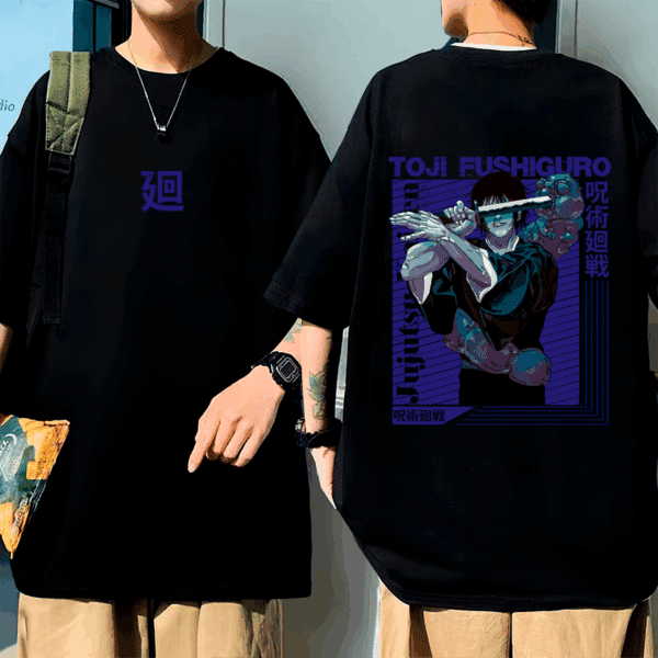 Camiseta Ovresized Toji Fushiguro Jujutso Kaisen