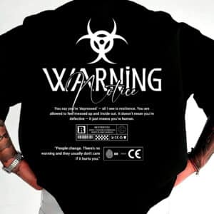 Camiseta Oversized Streetware Warning